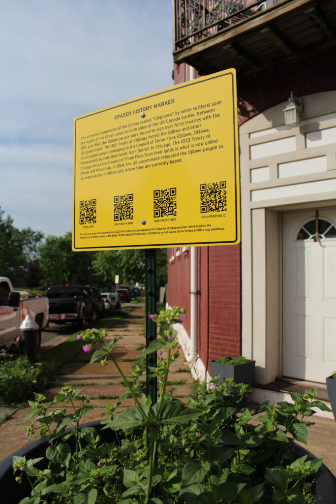 Erased History Marker: Chippewa + Illinois